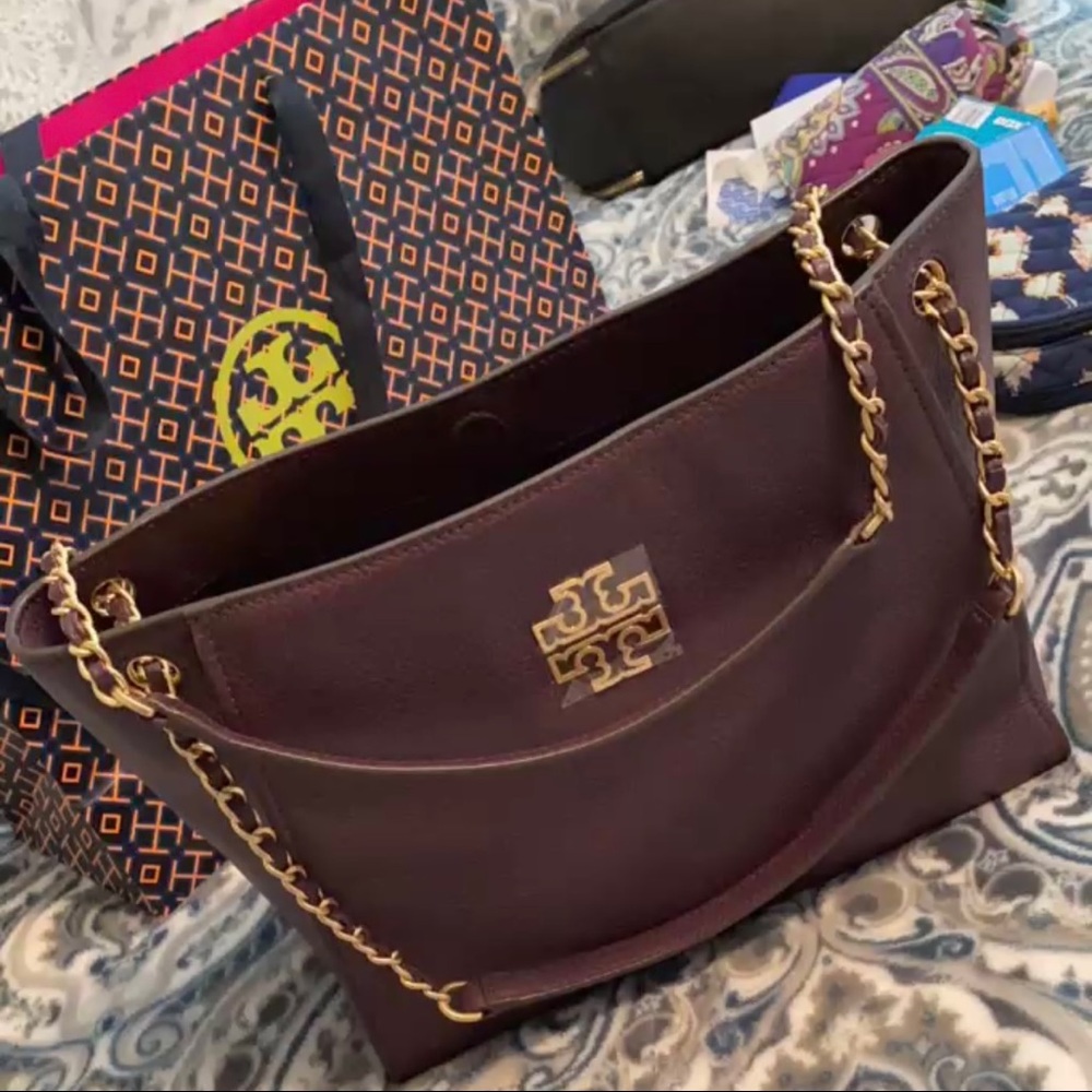 Tory Burch Britten Small Slouchy Tote